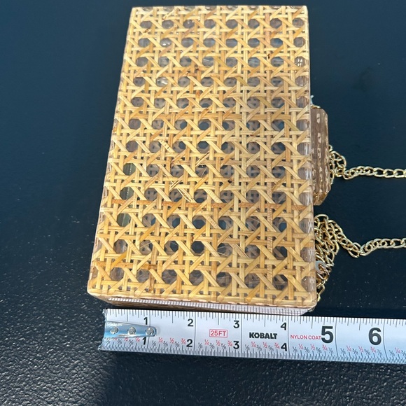 Asilah Ramla Braided Cane Clutch Bag - Picture 6 of 8